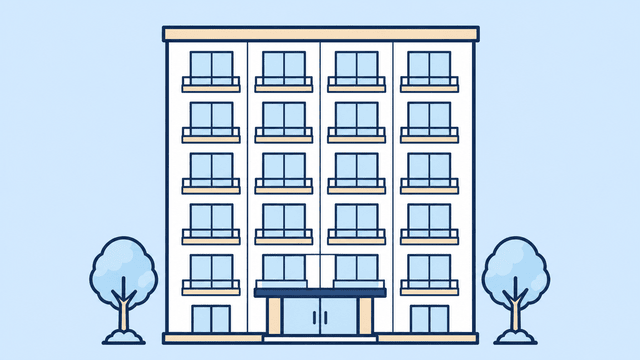 東京都 世田谷区のマンションのイメージイラスト
